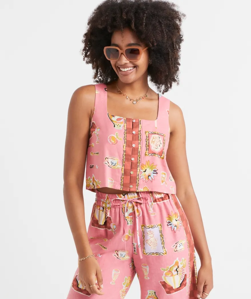 MILEY BUTTON DOWN TANK