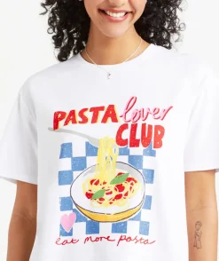 PASTA LOVER OVERSIZED GRAPHIC TSHIRT
