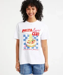 PASTA LOVER OVERSIZED GRAPHIC TSHIRT