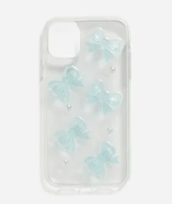 PHONE CASE - BLUE BOWS