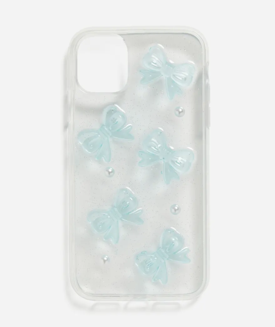 PHONE CASE - BLUE BOWS