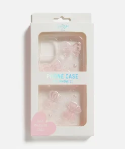 PHONE CASE - PINK BOWS