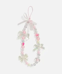 PHONE STRAP - PINK BOWS