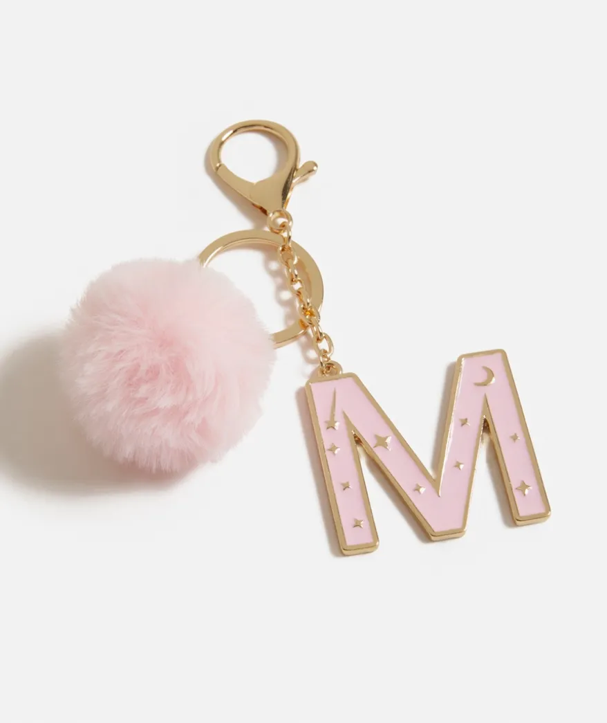 POM POM CELESTIAL ALPHABET KEYRING