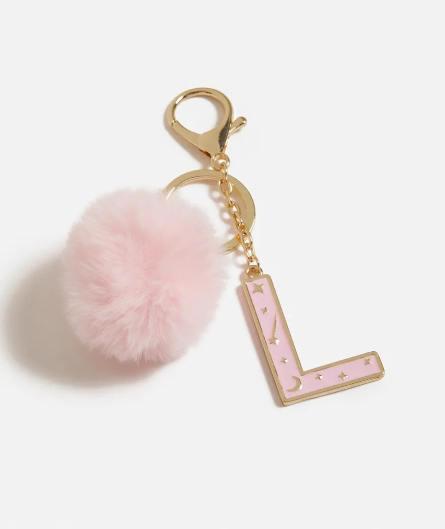 POM POM CELESTIAL ALPHABET KEYRING