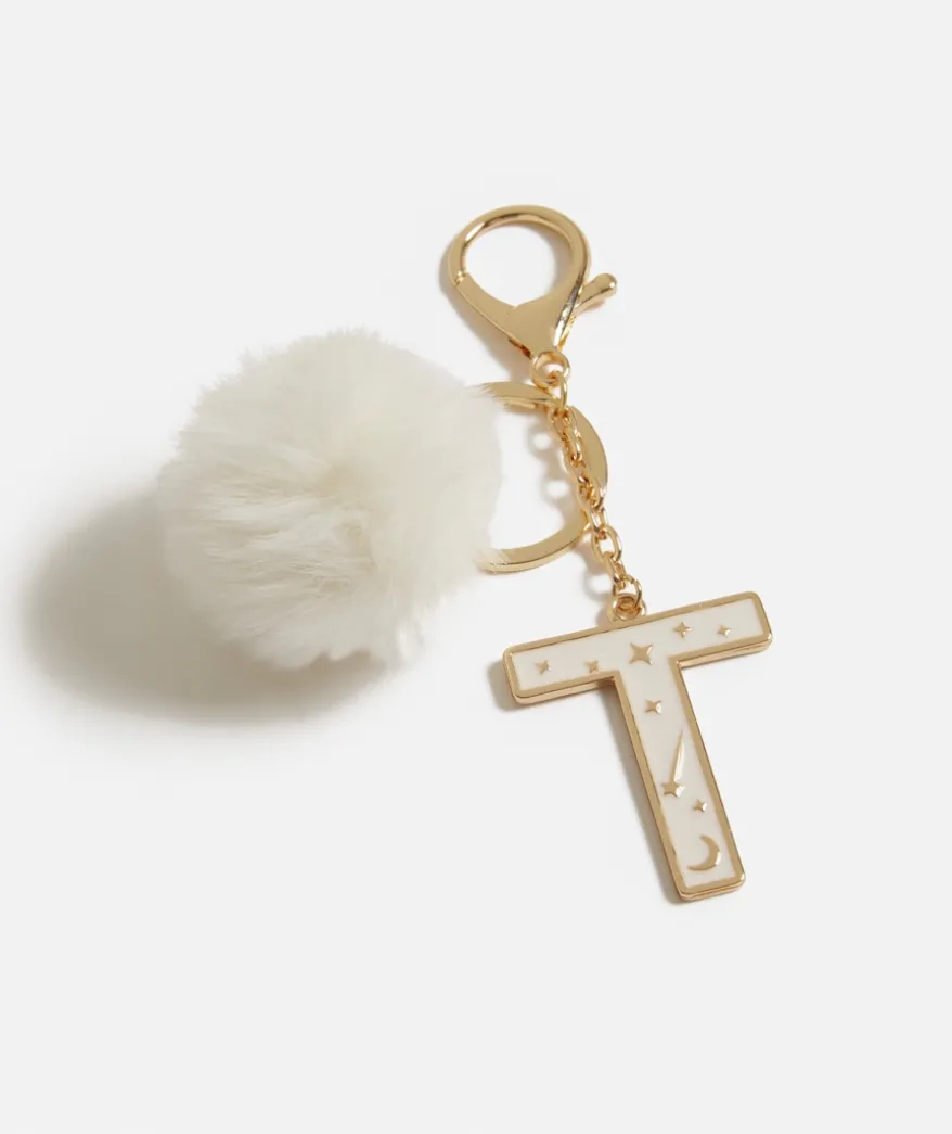 POM POM CELESTIAL ALPHABET KEYRING