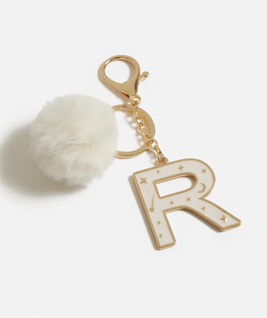 POM POM CELESTIAL ALPHABET KEYRING