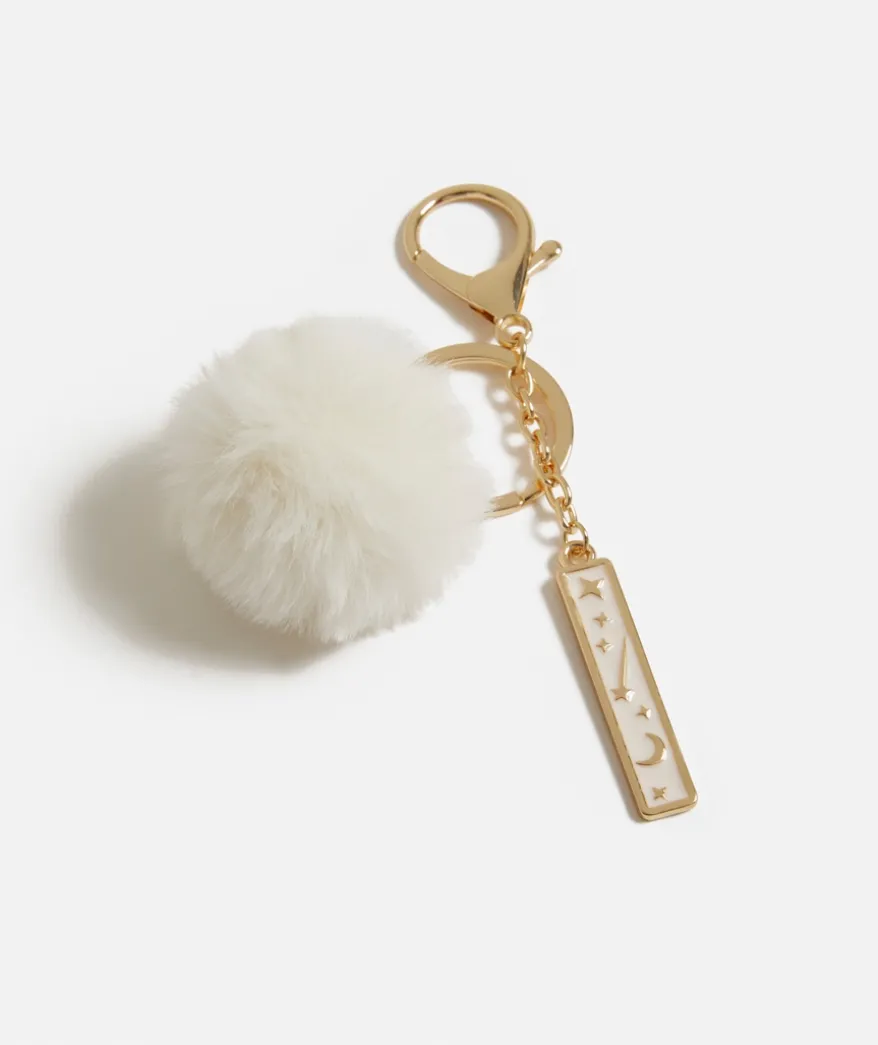 POM POM CELESTIAL ALPHABET KEYRING