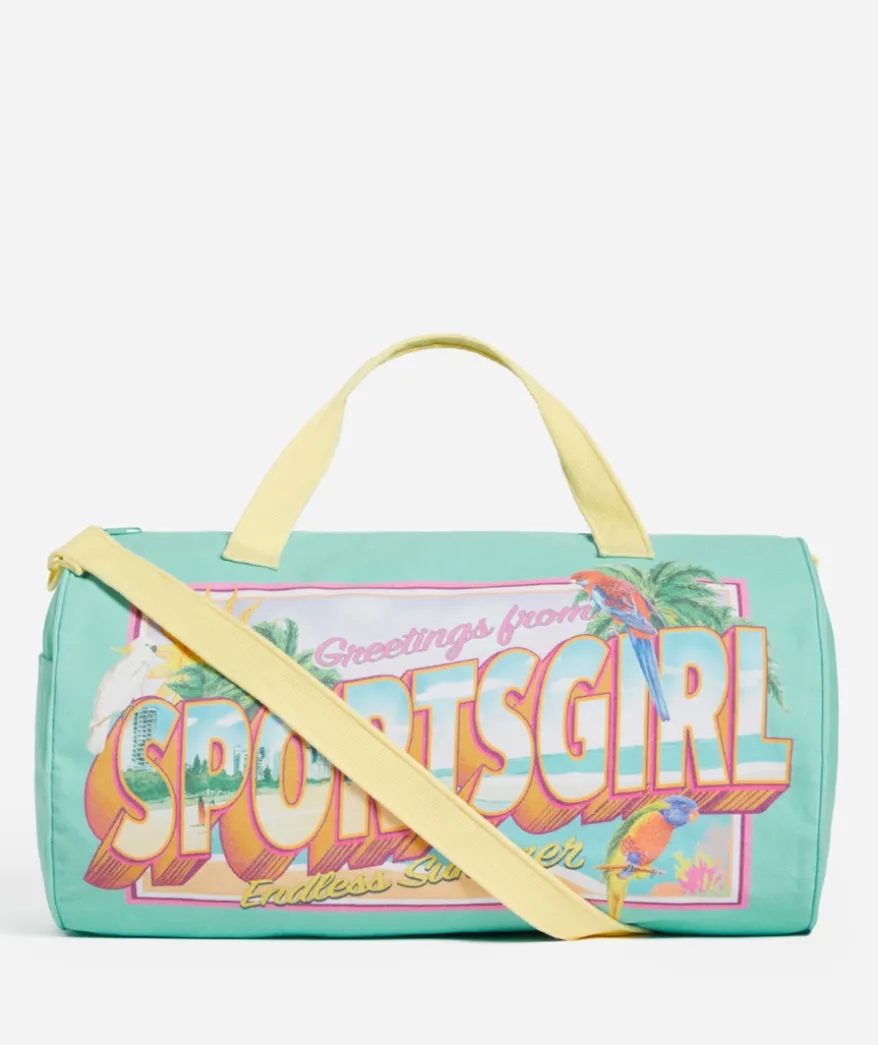 REWIND LOGO DUFFLE - POSTCARD PRINT