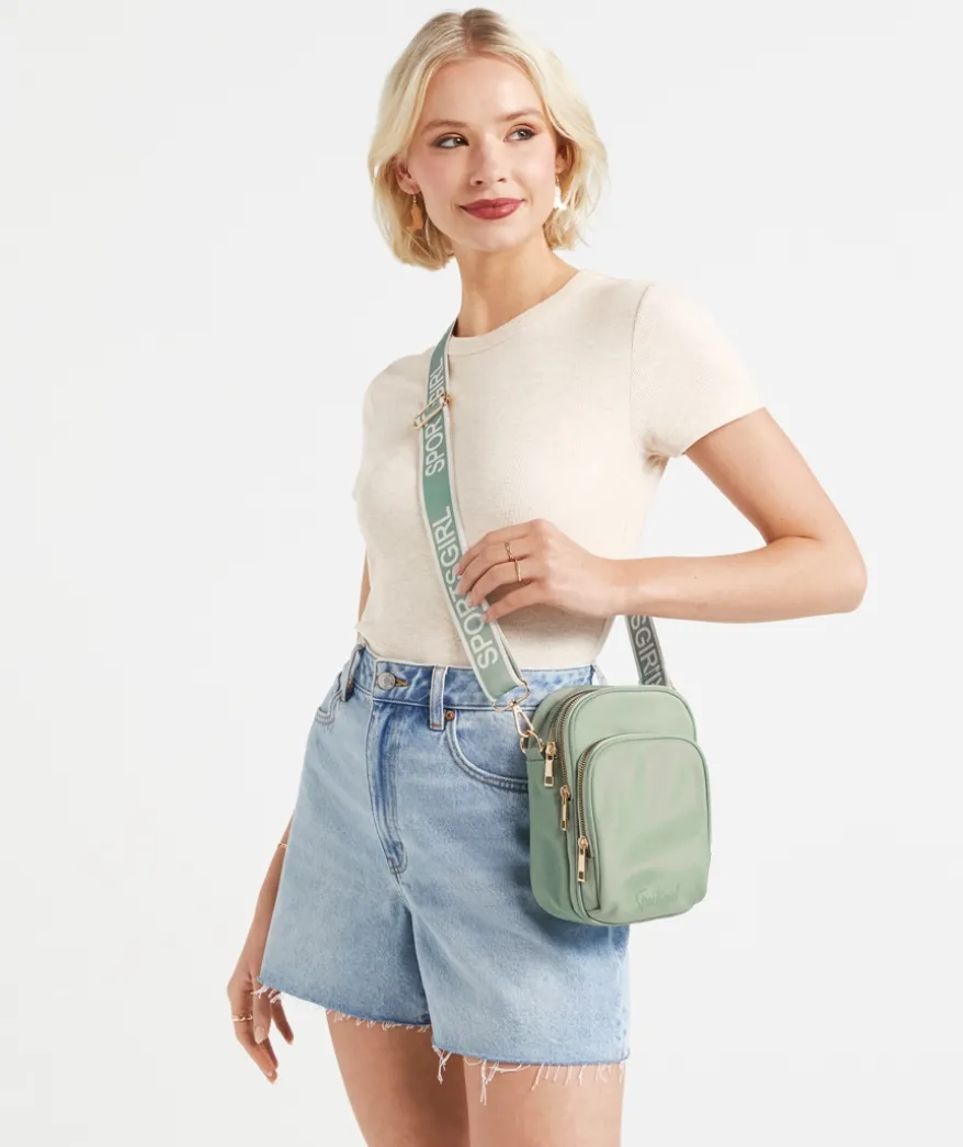 REWIND LOGO NYLON CAMERA BAG