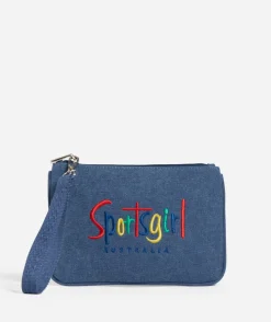 REWIND LOGO ZIPPER POUCH