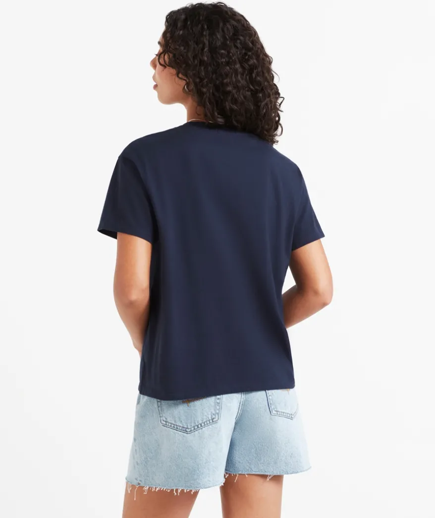 REWIND TRADITIONAL LOGO METALLIC TSHIRT