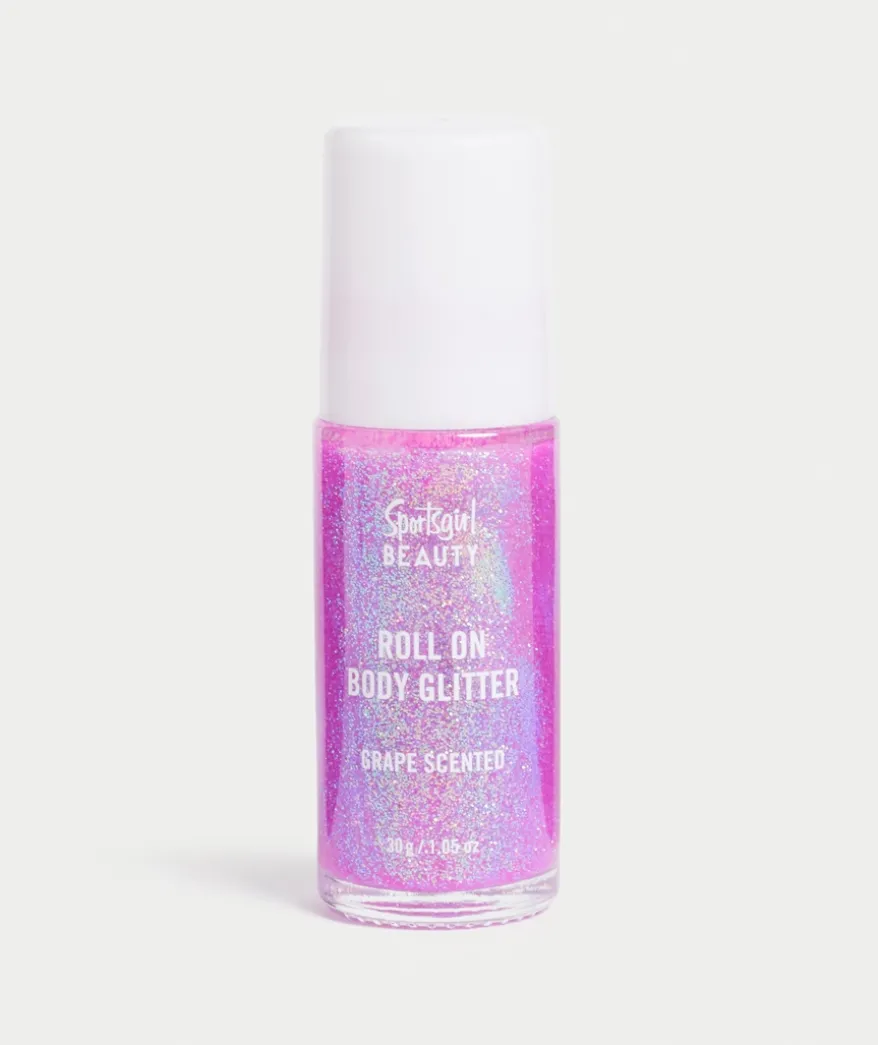 ROLL ON BODY GLITTER - PURPLE - GRAPE SCENTED