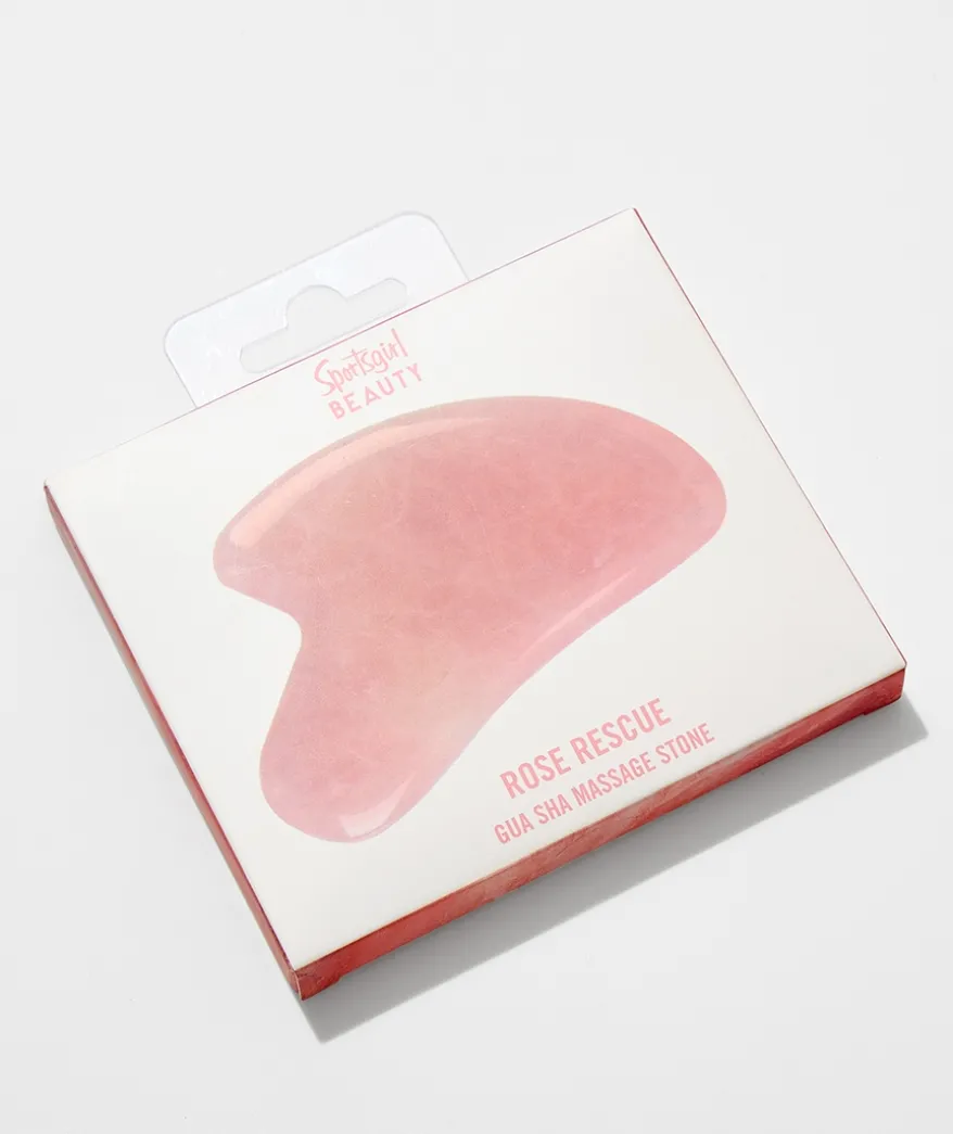ROSE QUARTZ GUA SHA MASSAGE STONE