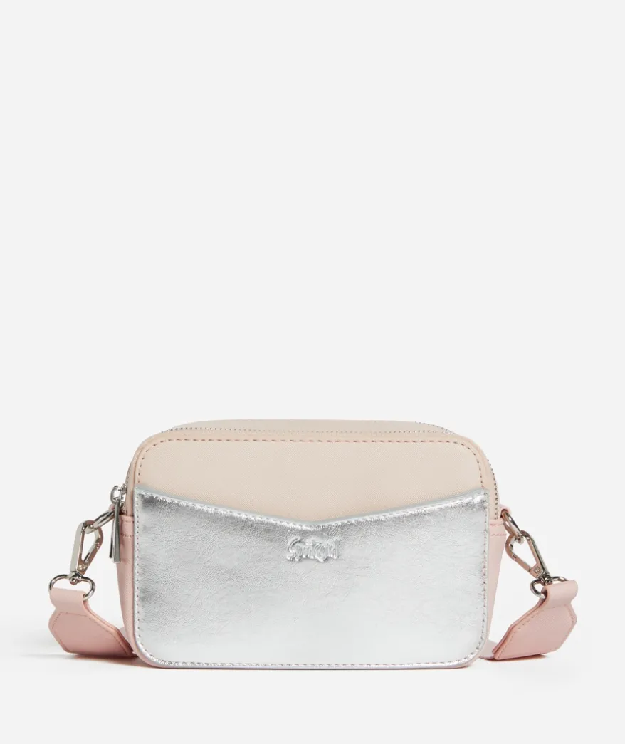 SAFFIANO SPLICE CAMERA BAG