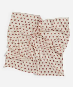 SATIN SCARF - POLKA DOT PRINT