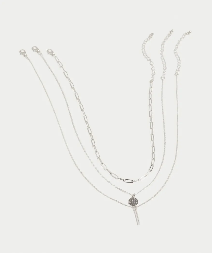 SILVER CHAIN NECKLACE PACK