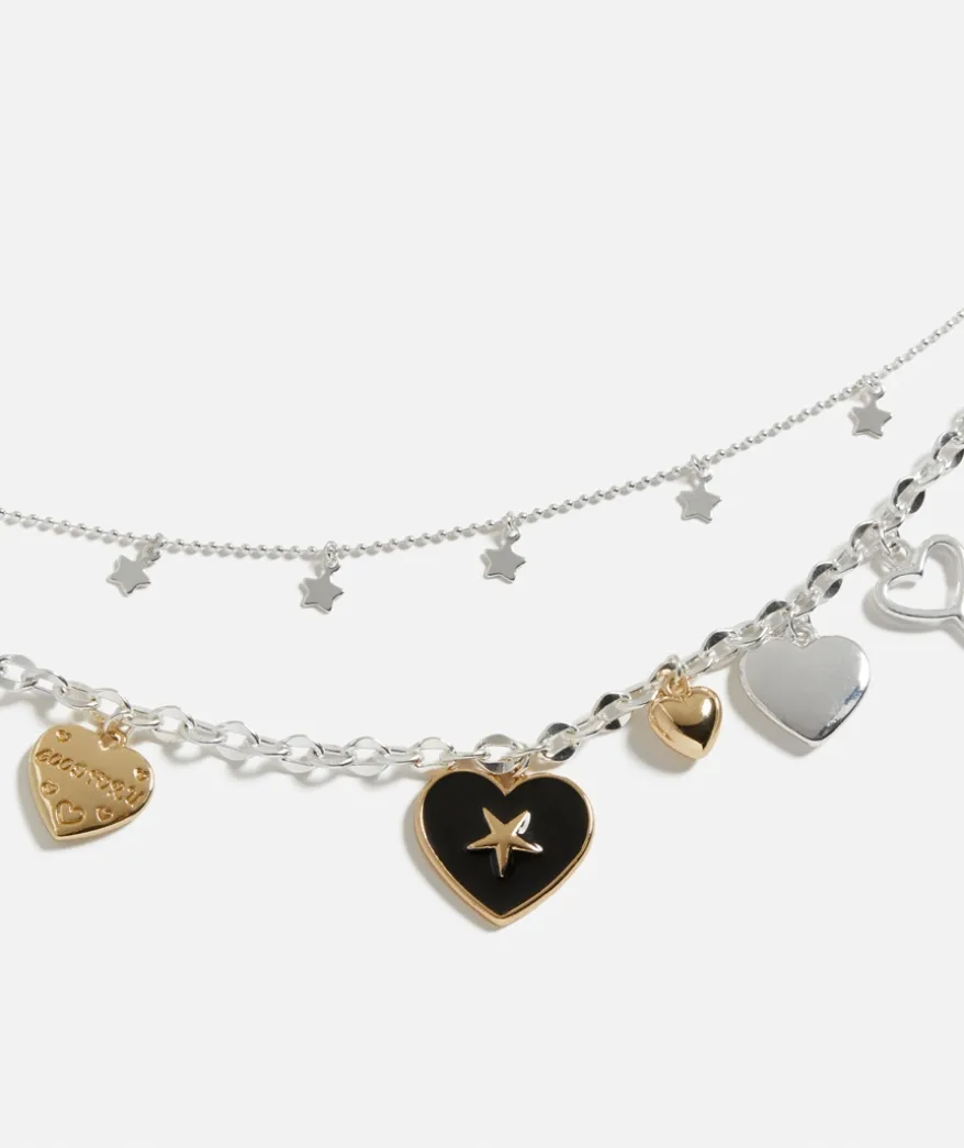 SILVER CHARM NECKLACE