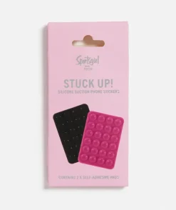 STUCK UP! SILICONE SUCTION PHONE STICKERS 2 PACK