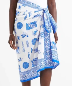 SUMMER SARONG - SANTORINI PRINT