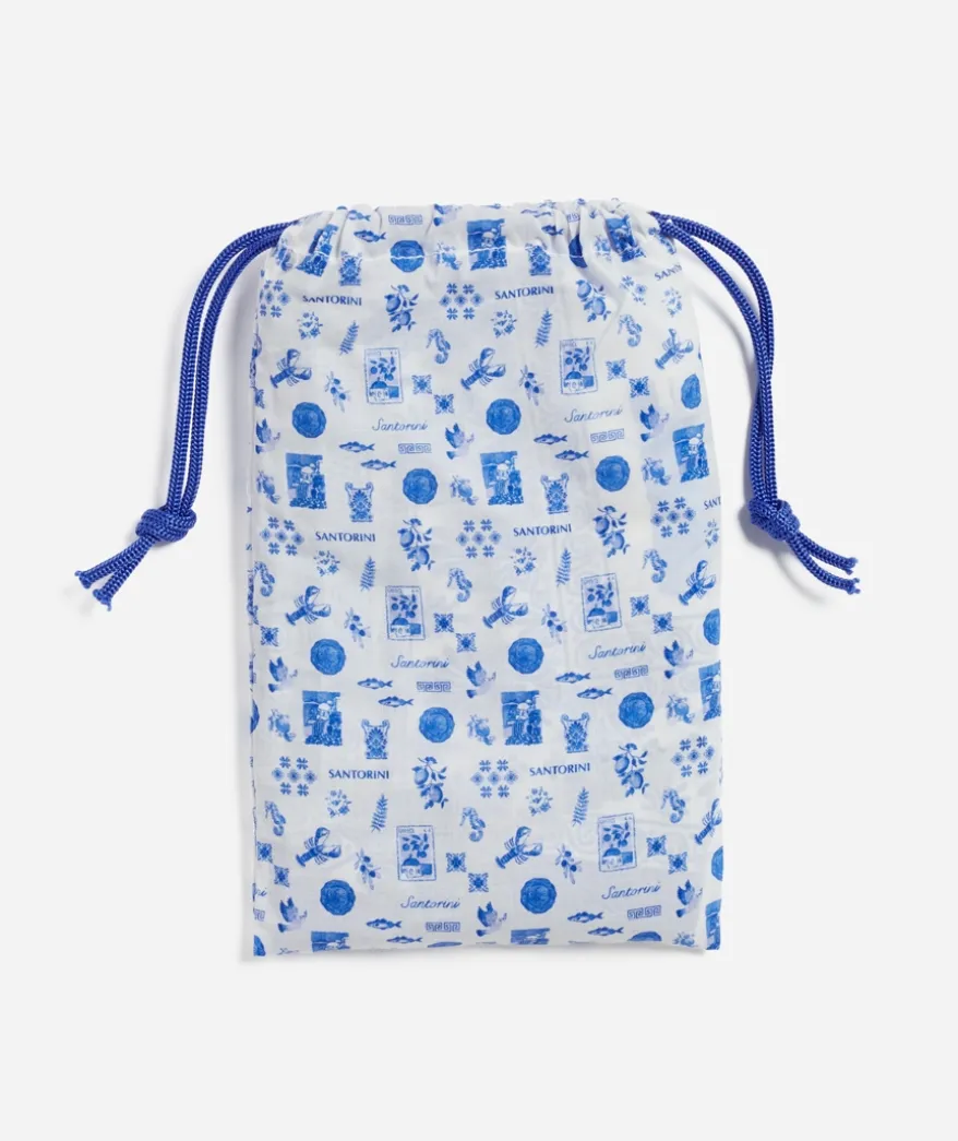 SUMMER SARONG - SANTORINI PRINT