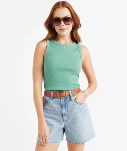 THE HIGH RELAXED DENIM SHORT
