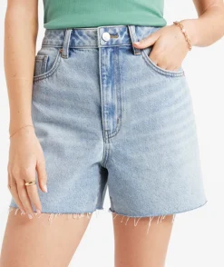 THE HIGH RELAXED DENIM SHORT