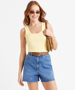 THE HIGH RELAXED DENIM SHORT