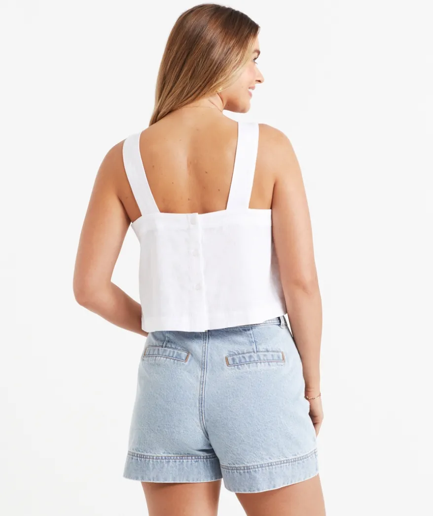 THE PATCH POCKET DENIM SHORT