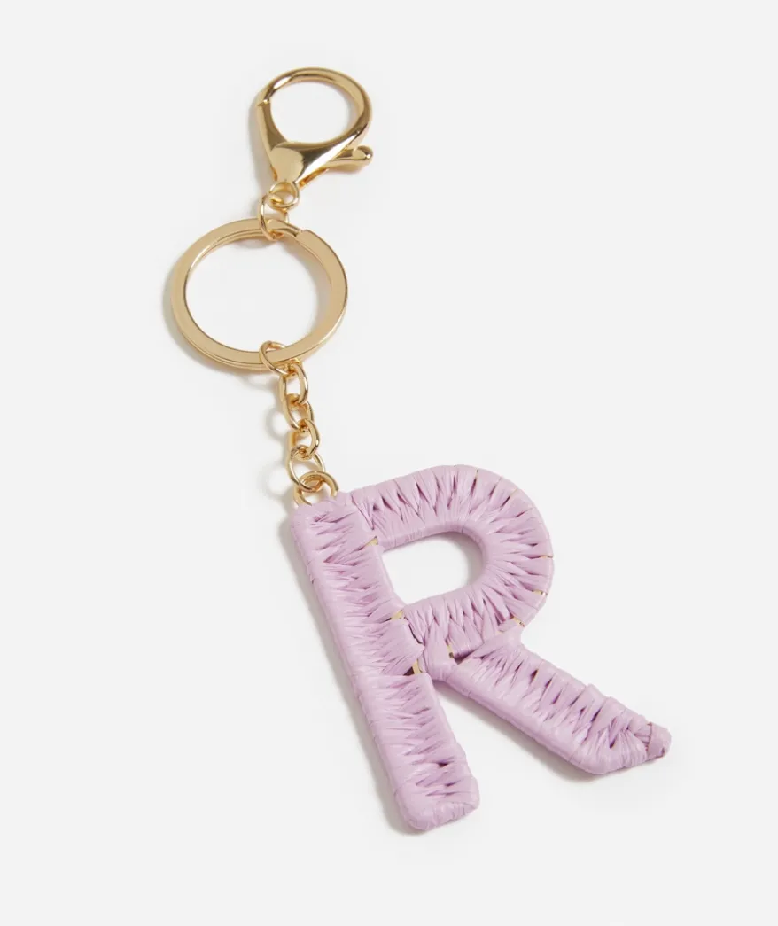 WICKER ALPHA KEYRING
