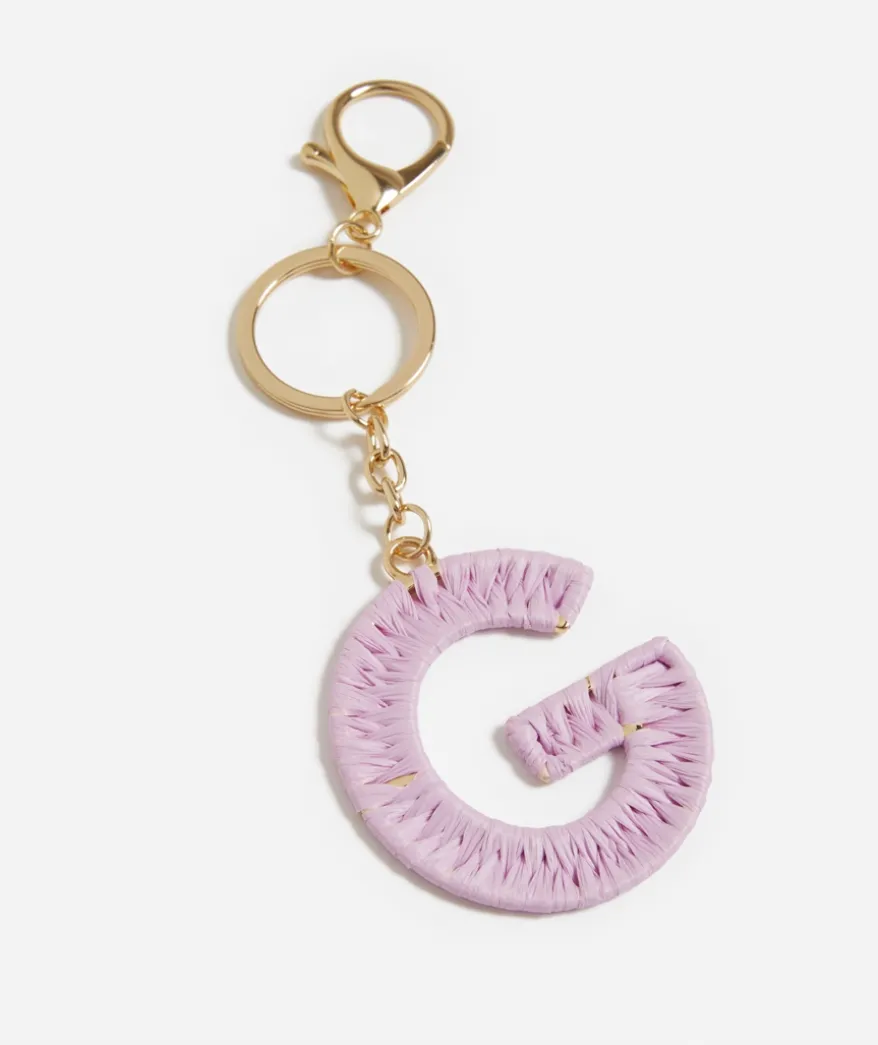 WICKER ALPHA KEYRING