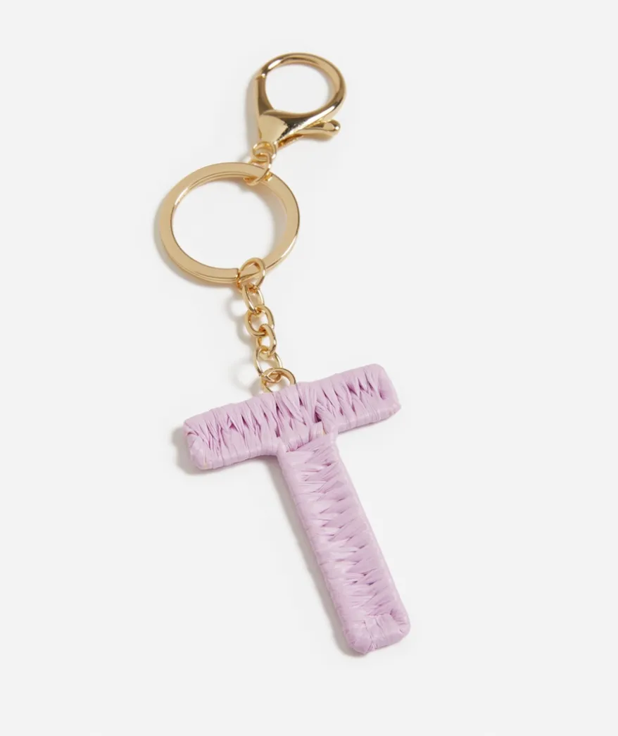 WICKER ALPHA KEYRING