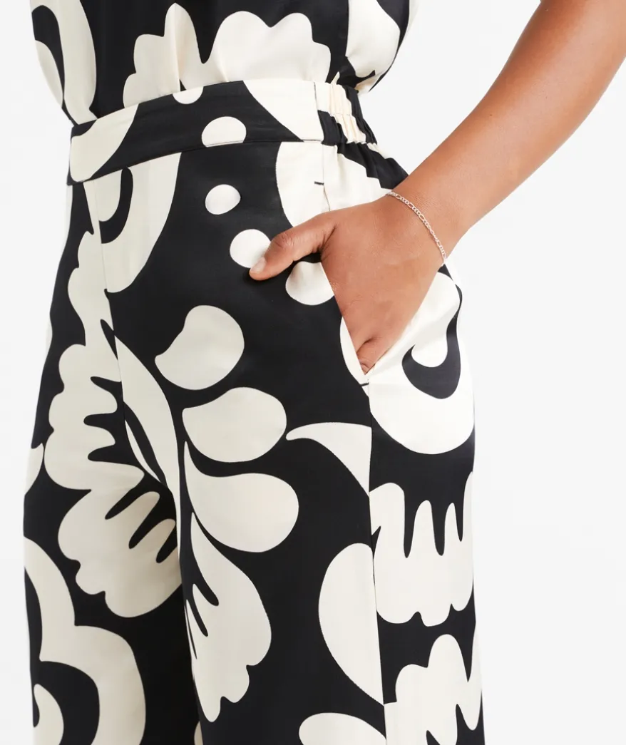 WINNIE TWILL PRINTED PANT