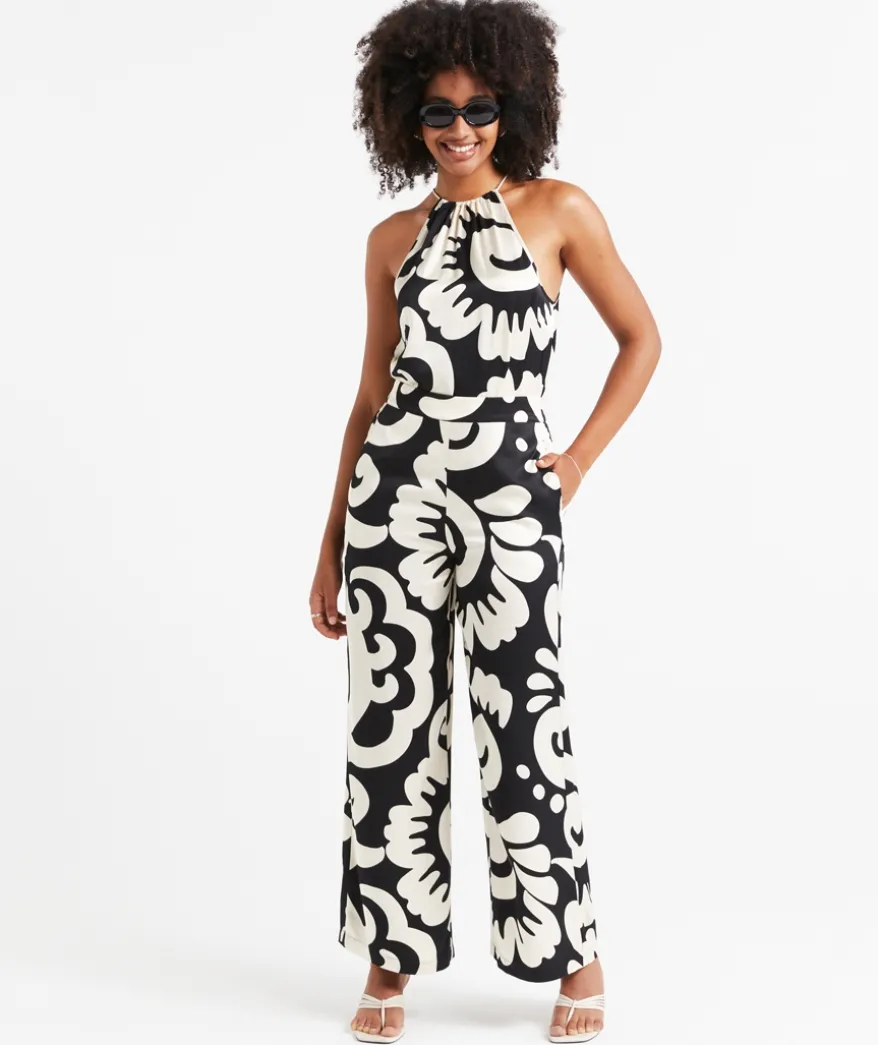 WINNIE TWILL PRINTED PANT
