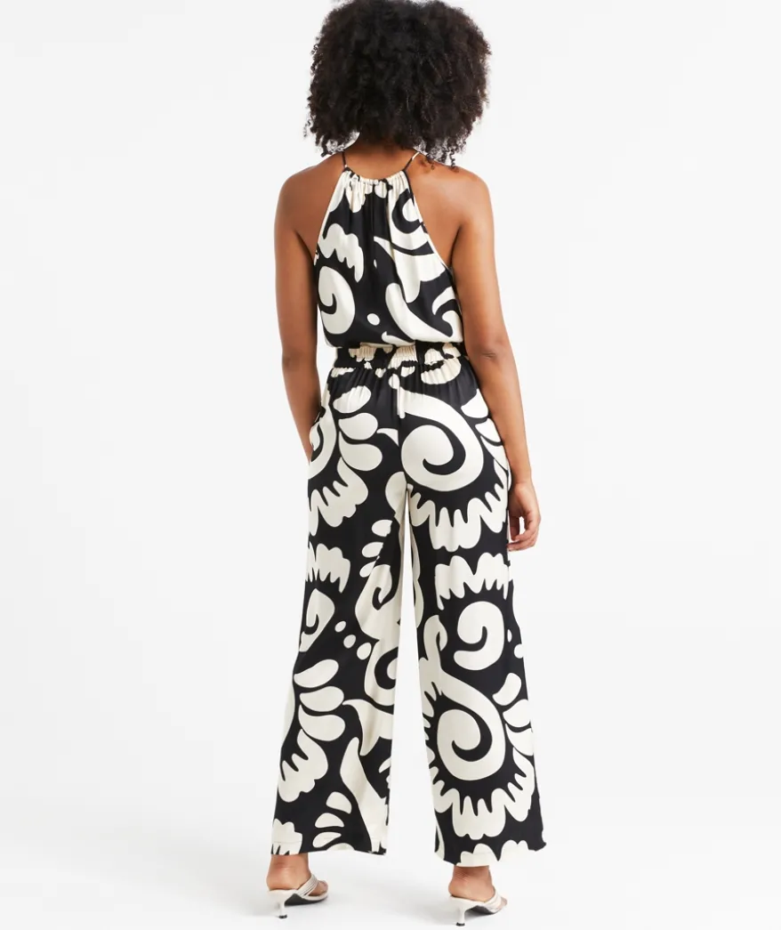 WINNIE TWILL PRINTED PANT