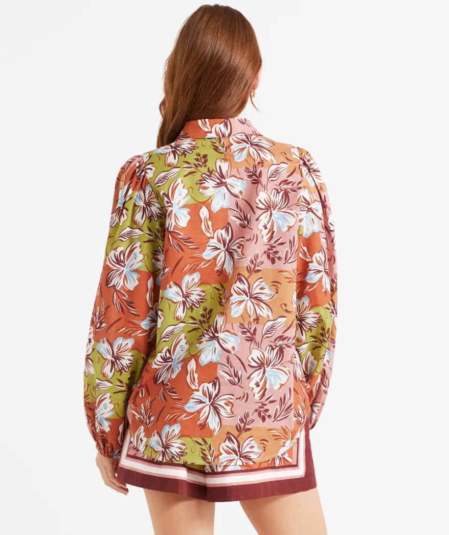 ZAIDA PRINTED BLOUSE