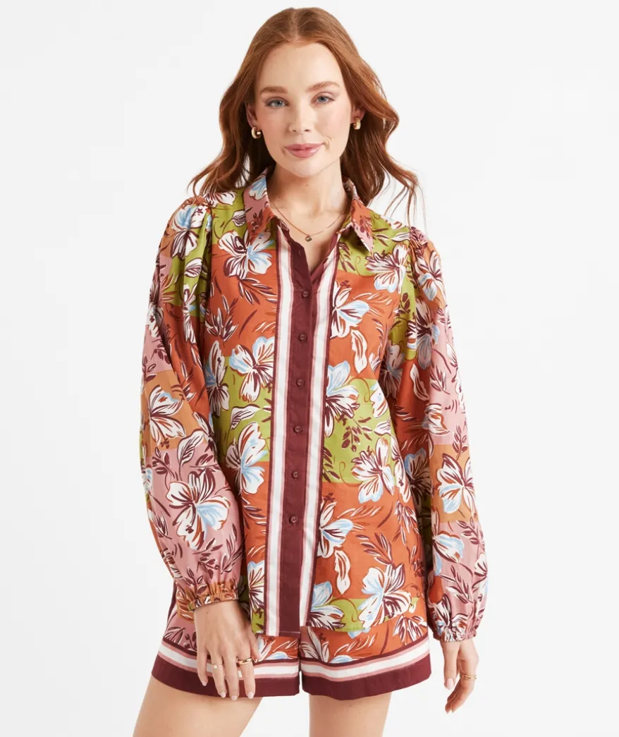 ZAIDA PRINTED BLOUSE