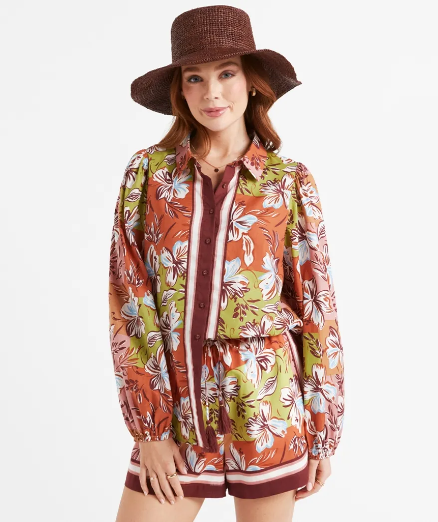 ZAIDA PRINTED BLOUSE
