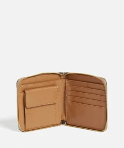 ZIP AROUND WALLET - ANIMAL PRINT